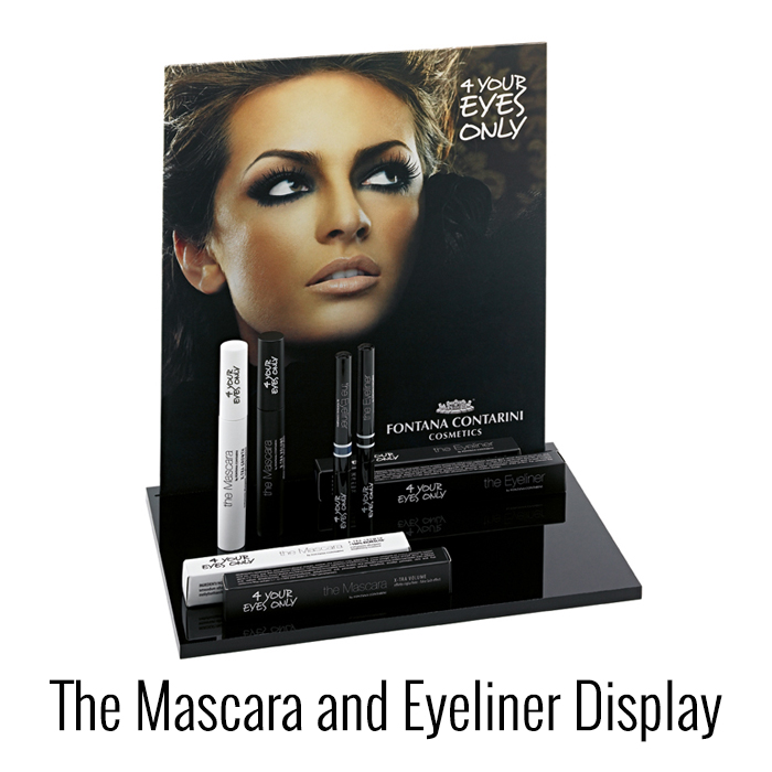 The Mascara and Eyeliner Display